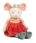 Preview: Ingefrid ca. 30 cm Maus mit Kleid