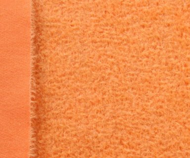 Mohair (Steiff-Schulte) orange gekräuselt, ca. 7 mm