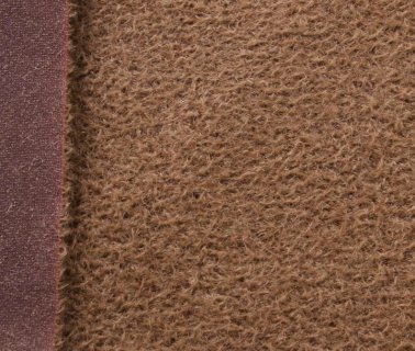 Mohair (Steiff-Schulte) dense, curled, nougat ± 7 mm pile