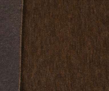Synthetic with ± 6 mm pile dark brown, 50 x 140 cm