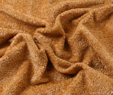 Preview: cinnamon curled Viscose (Steiff-Schulte)  with ± 7 mm pile