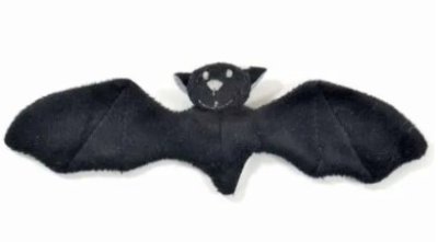 Pillitaps bat Batty black 7 cm