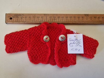 handknitted Jacket in Bavarian style for bear  ±  28 cm