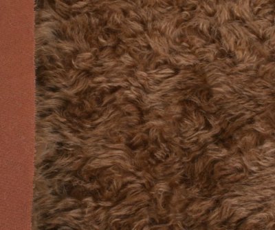 Mohair (Steiff-Schulte) 41 mm light brown, dense, wildly curled