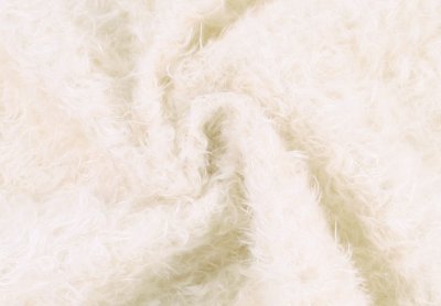 Mohair (Steiff-Schulte) weiß gelockt, ca. 23 mm