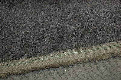 Mohair (Steiff-Schulte) dense, curled, dark grey ± 7 mm pile