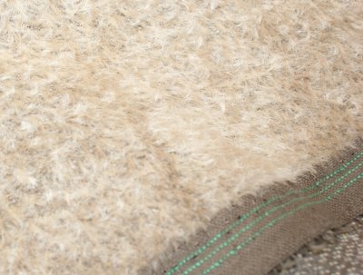 Mohair (Steiff-Schulte) dense, curled, cinnamon ± 7 mm pile