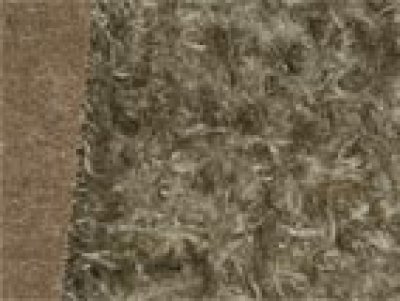 Mohair curled medium dense ± 23 mm, mud
