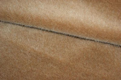 Synthetic with ± 6 mm pile earth brown, 50 x 140 cm