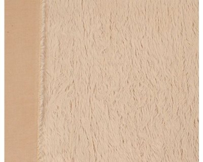 Viskose (Steiff-Schulte) light brown ± 6 mm - 1/16 - 25 x 35cm