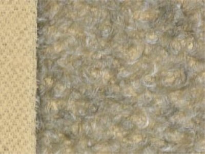 Mohair (Steiff-Schulte) grey with light backside, ± 15 mm pile