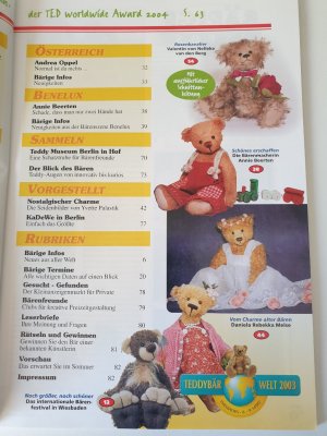 used German Teddy magazin Baerreport 1/2003