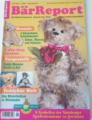 used German Teddy magazin Baerreport 1/2003
