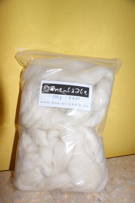 Schafwolle 500 g feine gekämmte Qualität