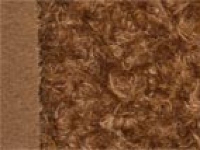 Mohair curled medium dense ± 23 mm, chocolate