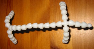 X - fitting for dollarmature 16 mm incl. assembly