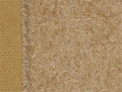 Alpaca light brown, ratinee, ± 9 mm Steiff-Schulte