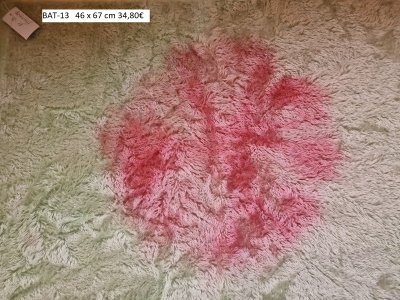 Helmbold Mohair,  Unikat Batik ca. 46 x 67cm