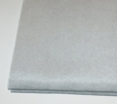 Highpile Fabric for Mini Teddy ± 23 x 23 cm light grey