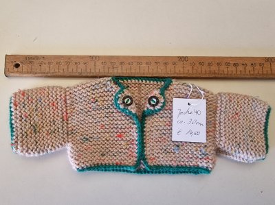 handknitted Jacket in Bavarian style for bear  ±  30 cm