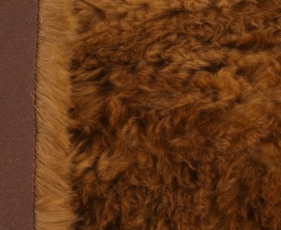 Langhaar Mohair (Steiff-Schulte) 70 mm kastanie, 20 x 20 cm