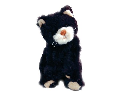 Cat Bambo ± 23 cm black, pink nose