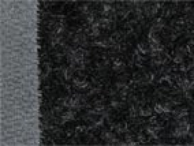 Mohair curled medium dense ± 23 mm, black