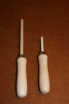 Stopfholz klein Ø 6 mm mit Griff ca. 14 cm lang