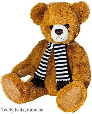 Teddy Felix 30 cm - rotbraun